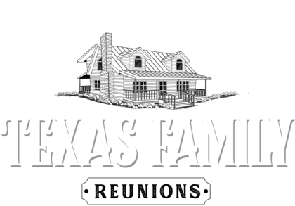 Texas Family Reunion Logo White Half